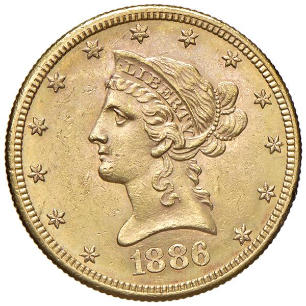 10 Dollars (Liberty head), 1886 ... 